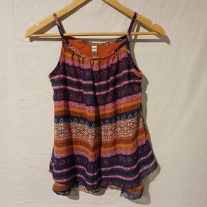 Beautees Layered Tank Top Girls Kids Size Large Lined